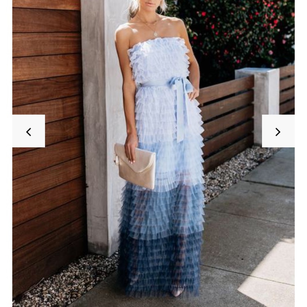 The last song tulle maxi dress